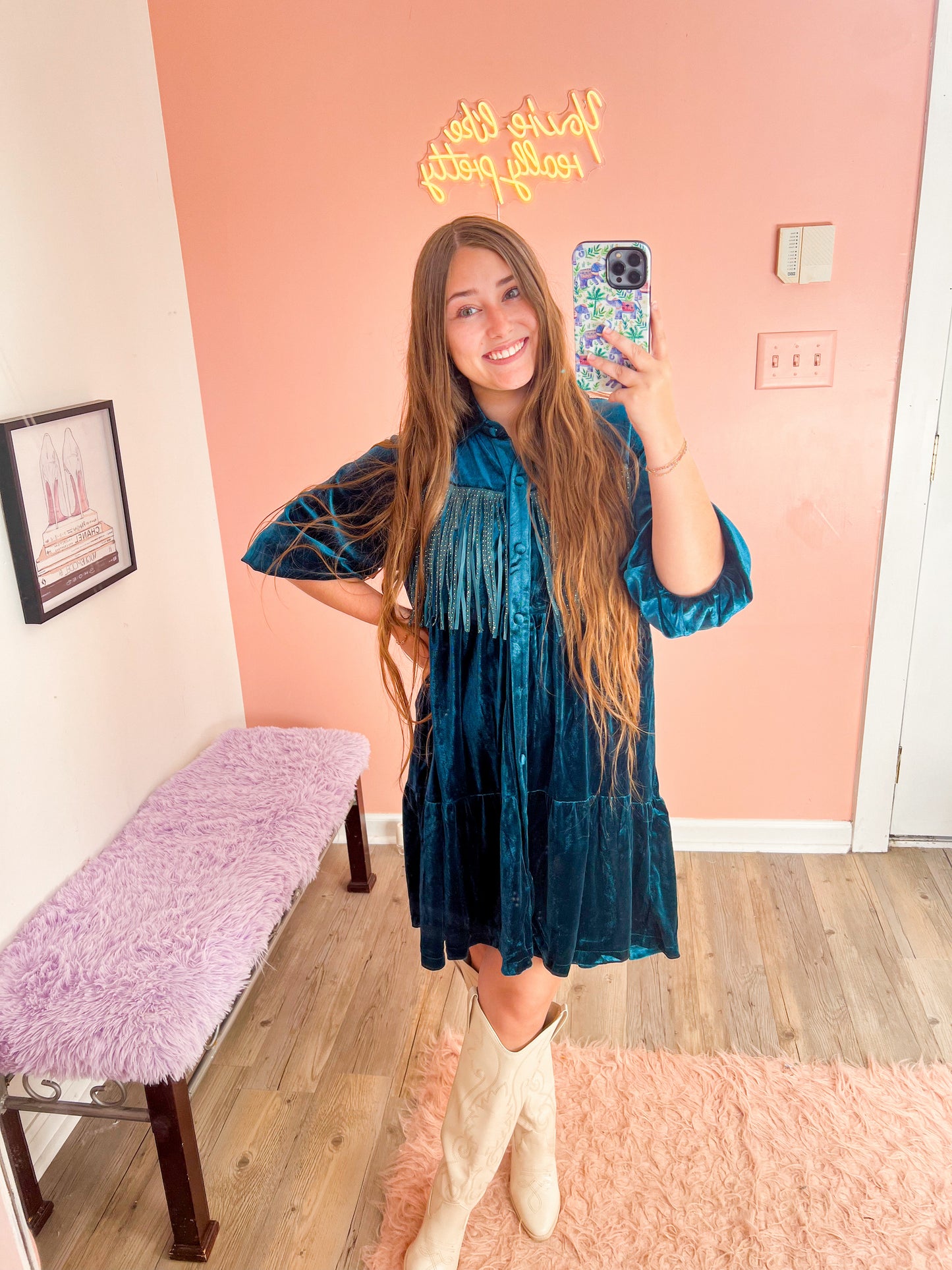 Velvet Leaves Tunic