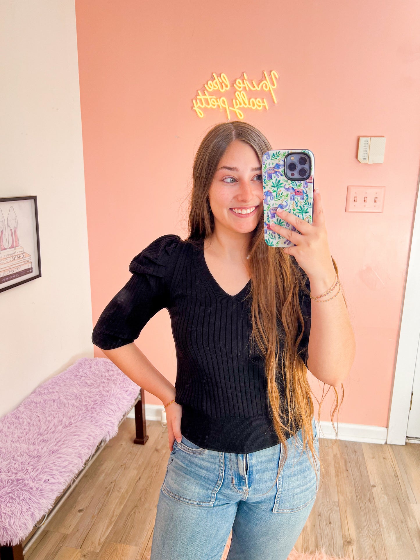 Classic Charm Sweater Top