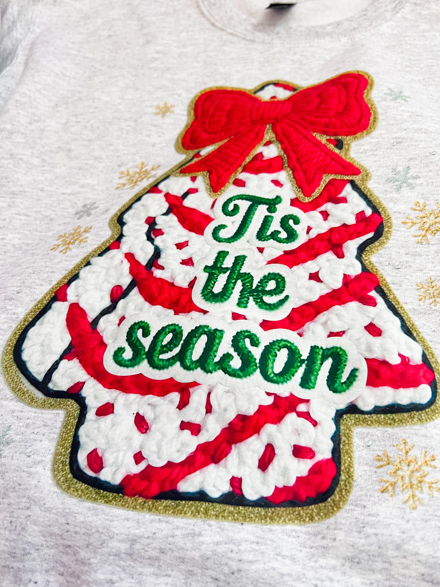 Tis the Season | Faux Yarn Crewneck
