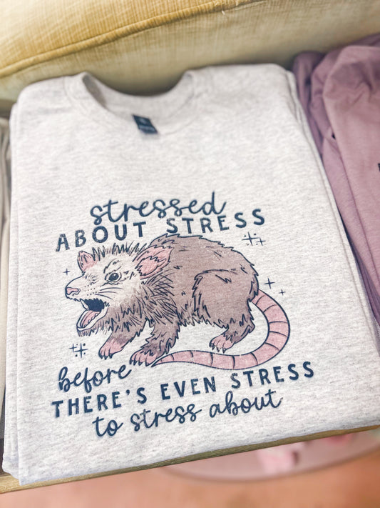 Stressed About Stress Tee