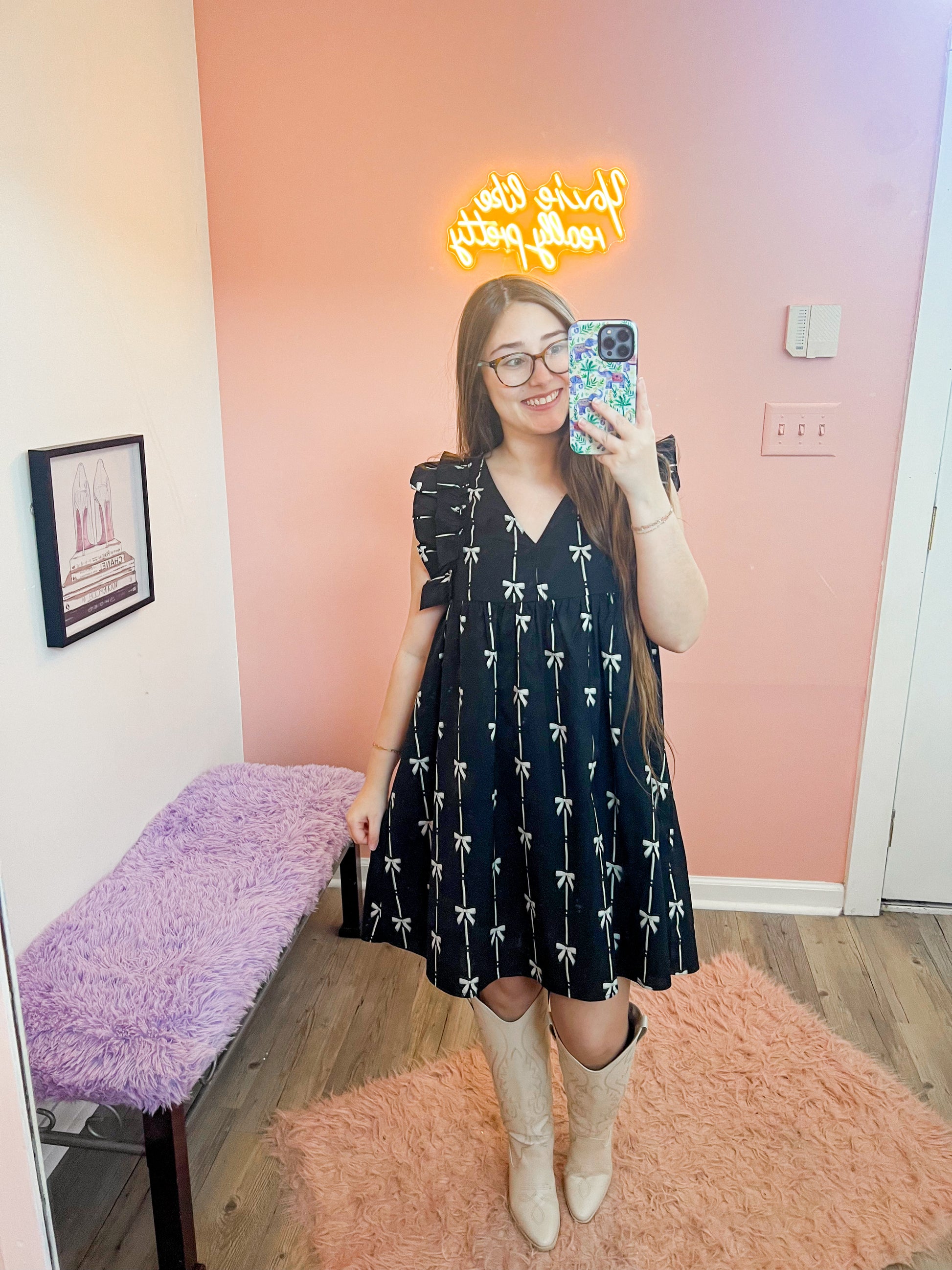 Coquette Charm Dress Medium