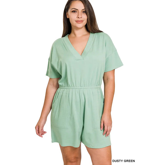 Plus - Seaweed Romper